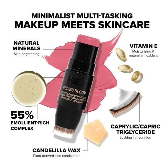 NWT- NUDESTIX
Nudies Cream Blush All-Over-Face Color-TIGER LILY QUEEN - Picture 3 of 13